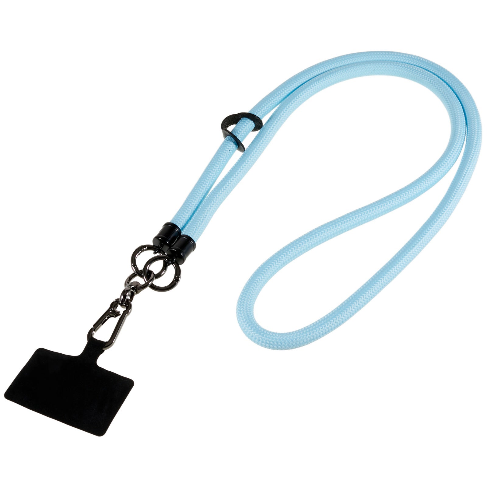 1.2m Thicken Mobile Phone Neck Shoulder Strap Anti-lost Phone Round Lanyard with Tether Tab 1.2m Thicken Mobile Phone Neck Shoulder Strap Anti-lost Phone Round Lanyard with Tether Tab